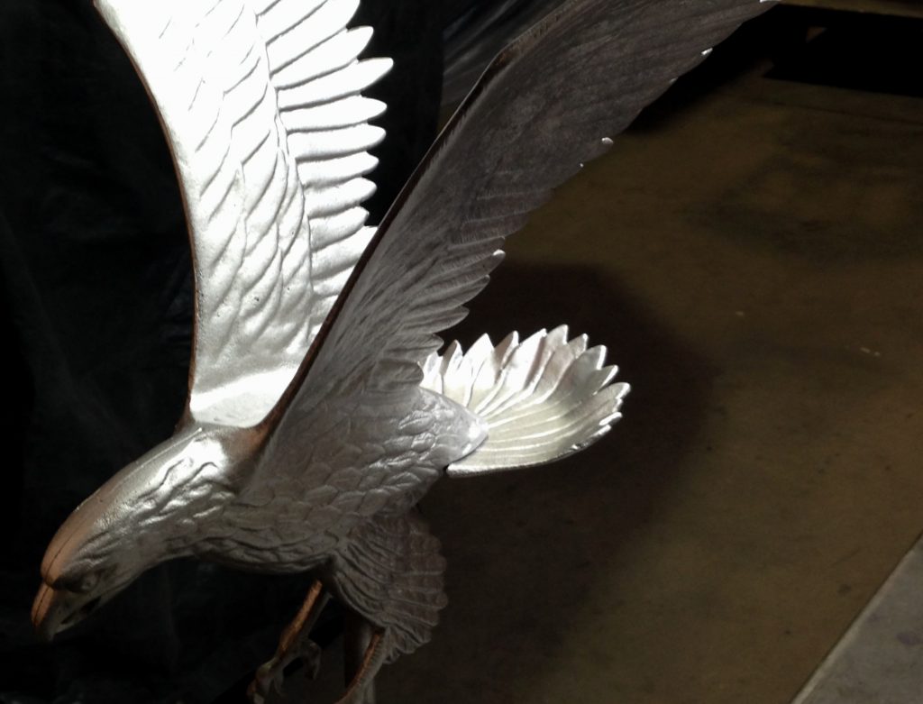 Aluminum Eagle Blasted Cleaned