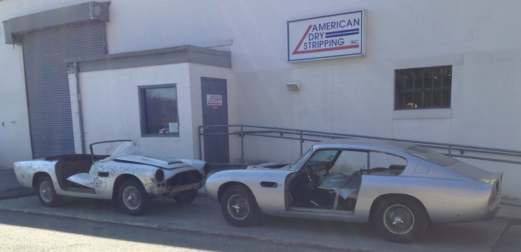 American Dry Stripping restore strip paint Aston Martin