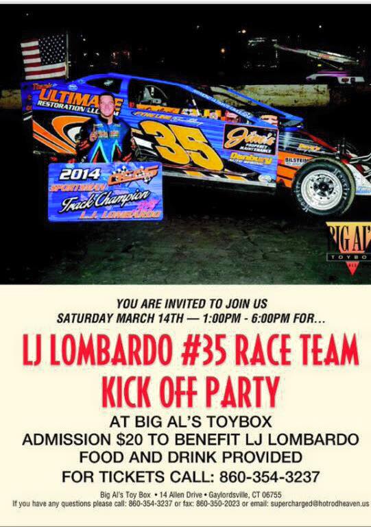 LJ Lombardo Motorsports KickOff Party 2015
