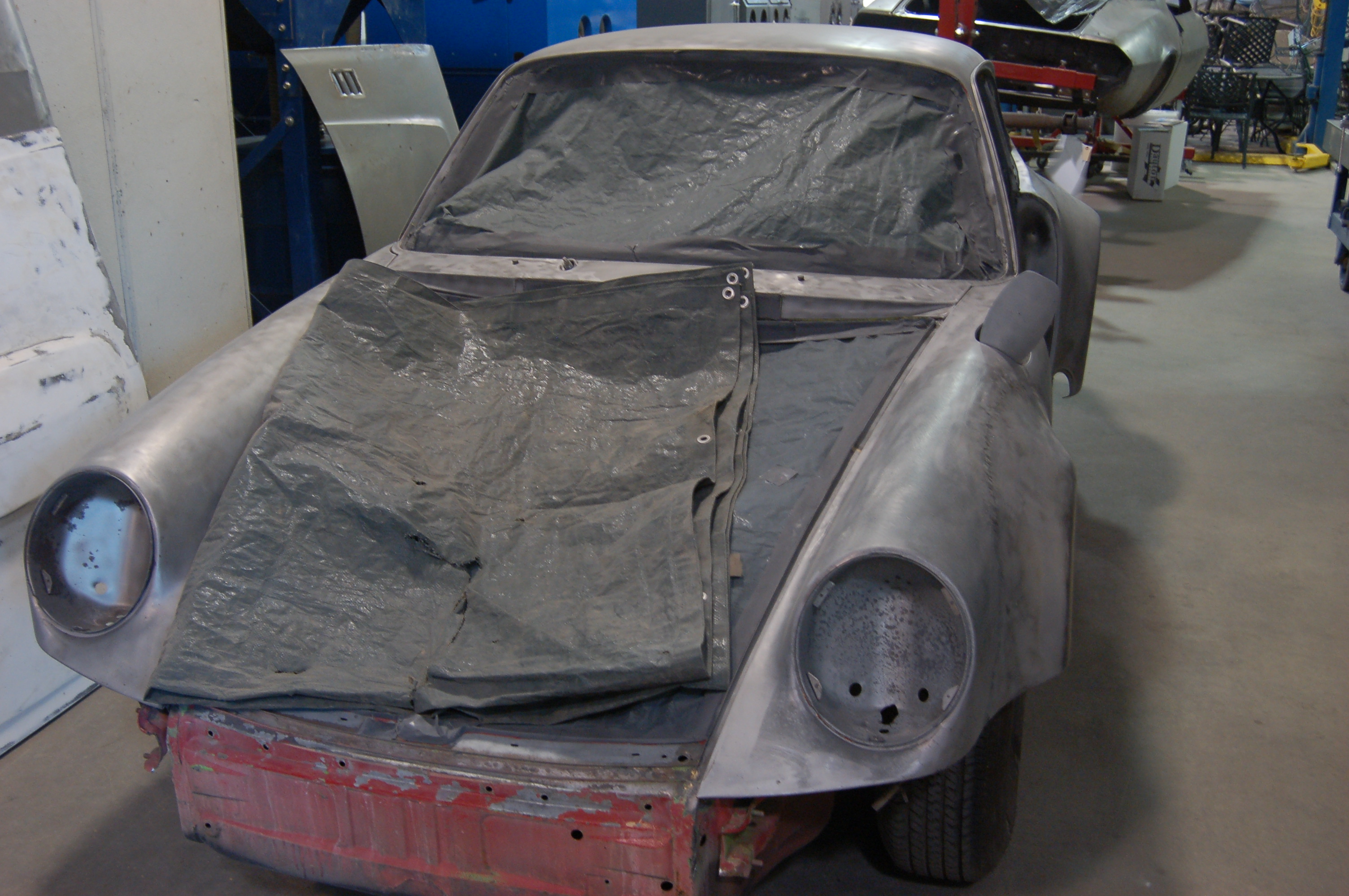 1986 Porsche 911 Dry Abrasive Stripping CT