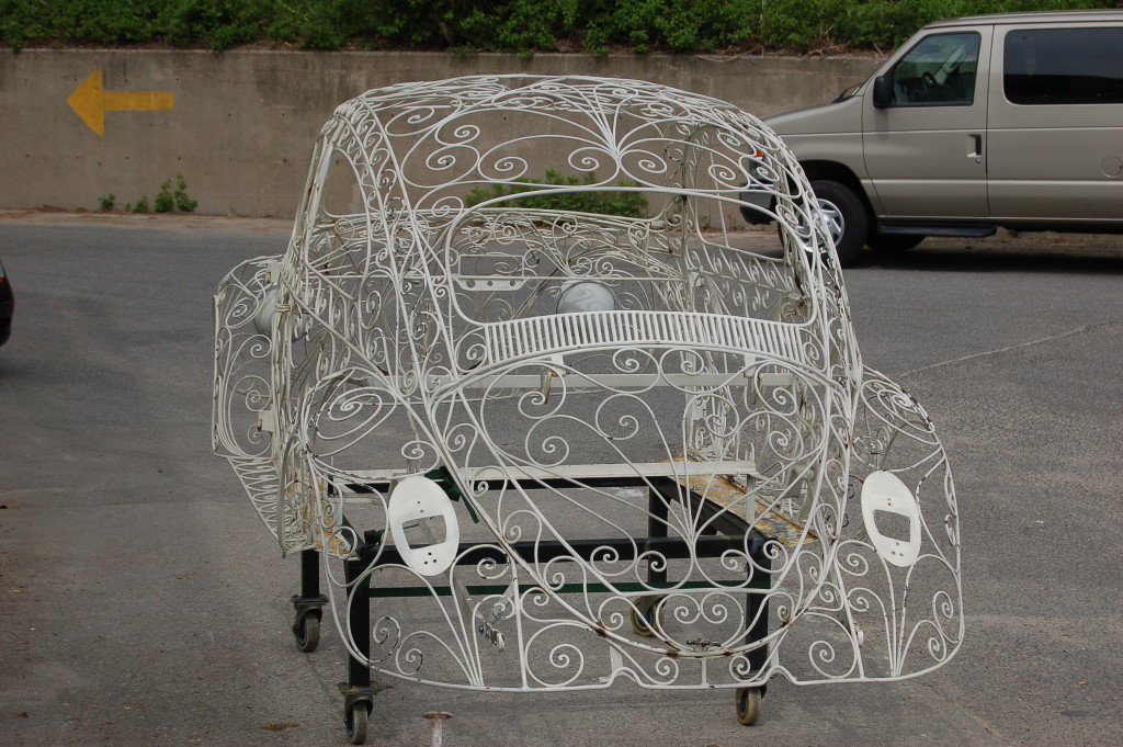 Wrought Iron VW Beetle Rear_American Dry Stripping Wedding Car