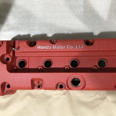 car parts powder coating Honda red