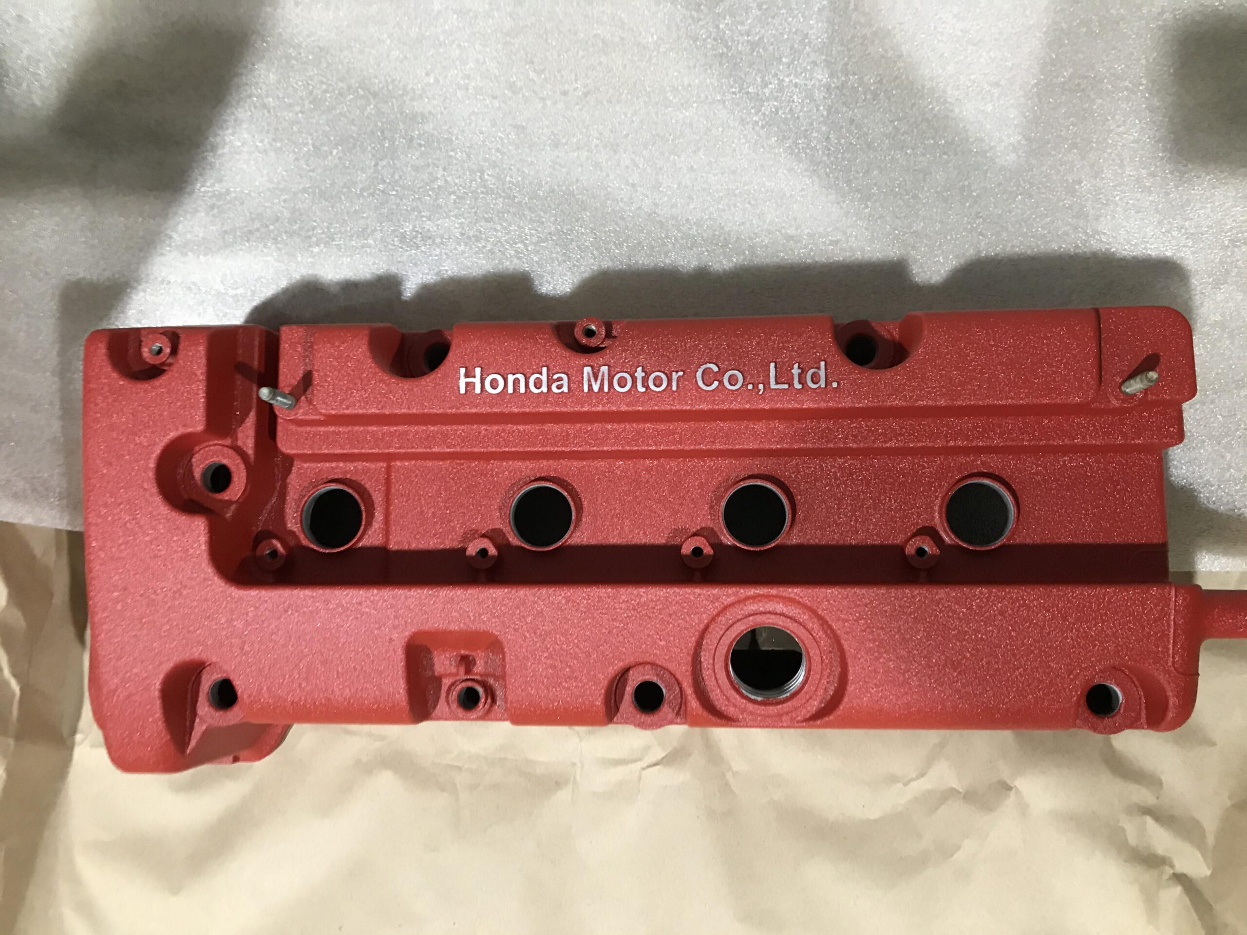 car parts powder coating Honda red