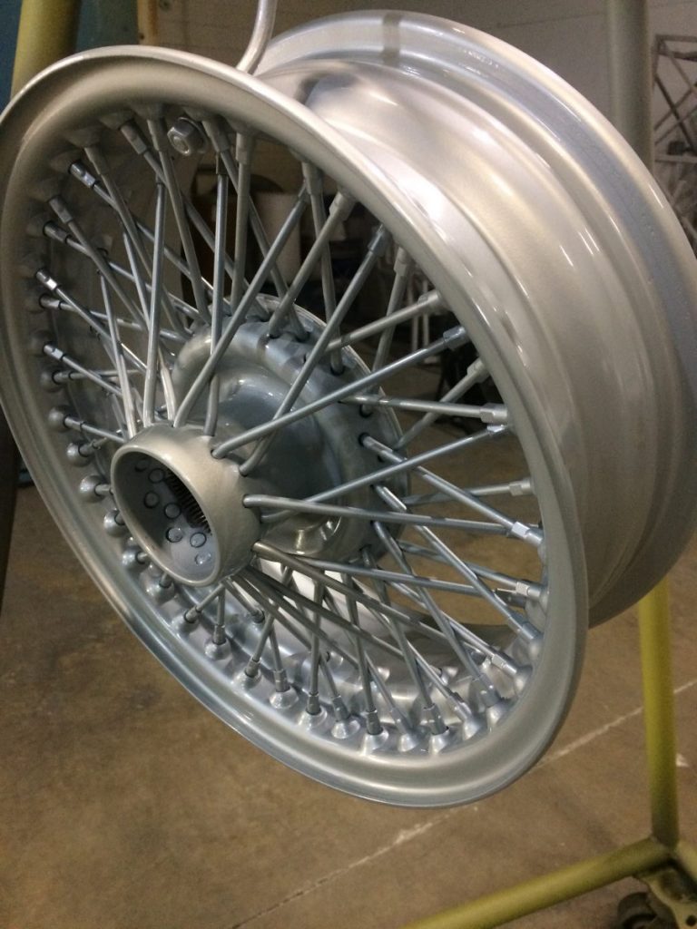RIm Anodized silver with Clear Vision powder coating