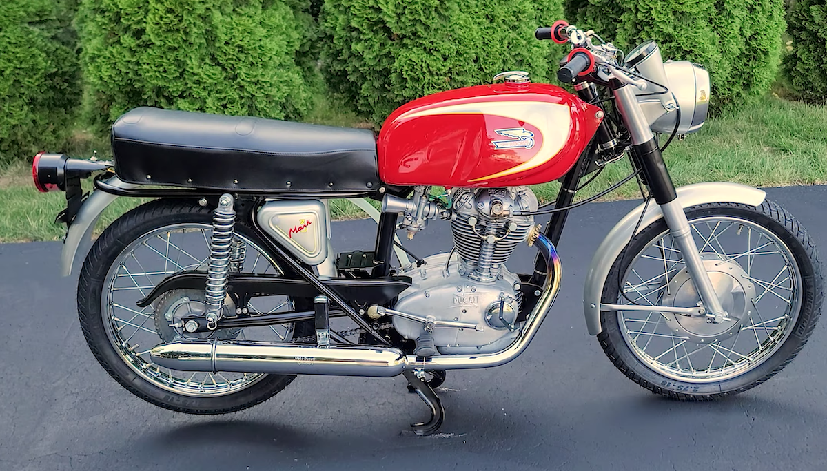 1966 Ducati Restoration Jim Cooper Powder Coating American Dry Stripping